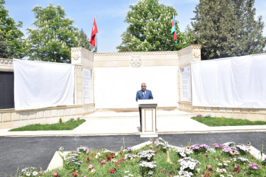 “Şəhidlər parkı”nın açılış mərasimi keçirilmişdir.