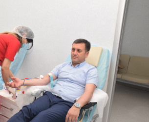 Qubada Talassemiyalı və hemofiliyalı xəstələrə köməklik göstərilməsi məqsədilə qanvermə aksiyası keçirilib.