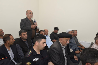 Qonaqkənd qəsəbəsində səyyar vətəndaş qəbulu keçirilib.
