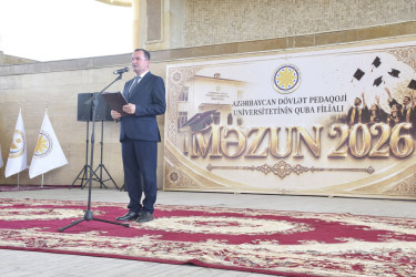 ADPU-nun Quba filialında 31-ci məzun buraxılışı münasibətilə təntənəli mərasim keçirilib.