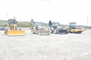 Qubada yeni asfalt-beton zavodu istifadəyə verilmişdir.