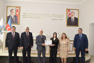 Yeni Azərbaycan Partiyası Quba rayon təşkilatı tərəfindən bu il gənclər arasında Ümumilli Lider Heydər Əliyev irsinin öyrənilməsi ilə bağlı məşğələlərə yekun vurulub.