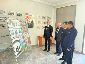 Qubada “Qəhrəmanlıq və mübarizə əzmi: Aprel döyüşləri” mövzusunda maarifləndirmə tədbiri keçirilib.