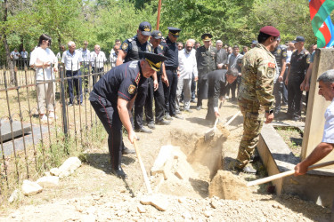 Birinci Qarabağ müharibəsində itkin düşmüş şəhid İdris Baxışovun dəfn mərasimi olub.