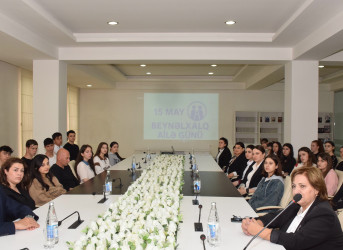 Qubada 15 may - Beynəlxalq Ailə günü ilə bağlı tədbir keçirilib.