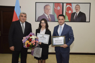 Ali təhsil müəssisələrinə yüksək balla qəbul olunan məzunlarla görüş keçirildi.