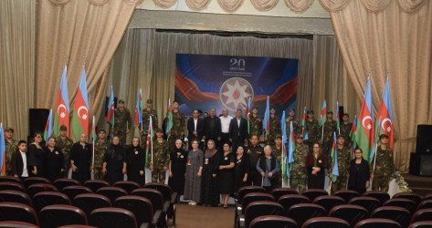 Qubada 20 Sentyabr - Dövlət Suverenliyi Günü münasibətilə tədbir keçirilib.