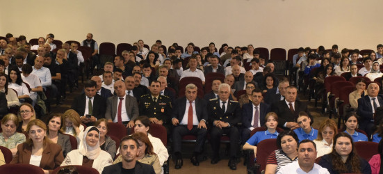 Qubada 20 Sentyabr - Dövlət Suverenliyi Günü münasibətilə tədbir keçirilib.