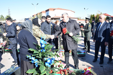 Zəfər Günündə rayonun Şəhidlər Xiyabanı ziyarət olundu.