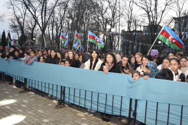 Qubada Şanlı Zəfərin beşinci ildönümü münasibətilə möhtəşəm bayram konserti keçirilib.
