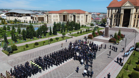 Ümummilli Lider Heydər Əliyevin anadan olmasının 102-ci ildönümü ilə əlaqədar Ulu Öndərin Quba şəhərindəki adını daşıyan mədəniyyət və istirahət parkındakı abidəsi ziyarət edilib.