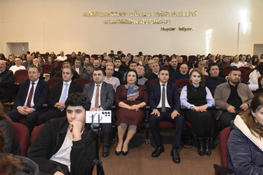 Üzeyir Hacıbəylinin 140 illiyinə həsr olunmuş konsert proqramı keçirilmişdir.
