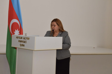 Ümummilli Lider Heydər Əliyevin anadan olmasının 102-ci ildönümü ilə əlaqədar Qubada “Müstəqil Azərbaycanın memarı” adlı praktik konfrans keçirilmişdir.