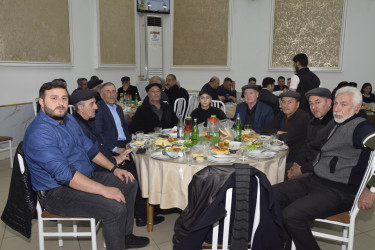 Qubada Ramazan ayı münasibətilə iftar mərasimi təşkil olunub.