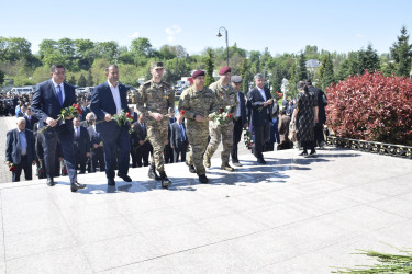 Qubada Ümummilli Lider Heydər Əliyevin anadan olmasının 103-cü ildönümü qeyd olunub.