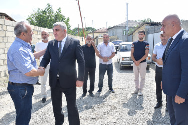 Birinici Nügədi kəndinin “Almazqazmalar” yaşayış məntəqəsində vətəndaşların səyyar qəbulu keçirildi