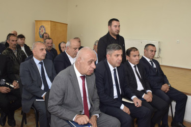 Hacıqaib kəndində sakinlərin müraciətləri yerində dinlənilib.