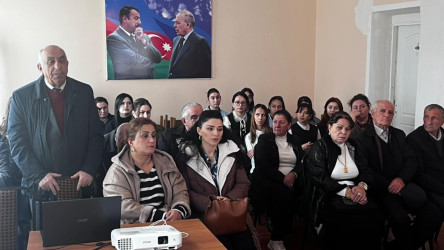 "Gender əsaslı zorakılıq insan hüquqlarına ziddir" mövzusunda maarifləndirici seminar keçirilmişdir.